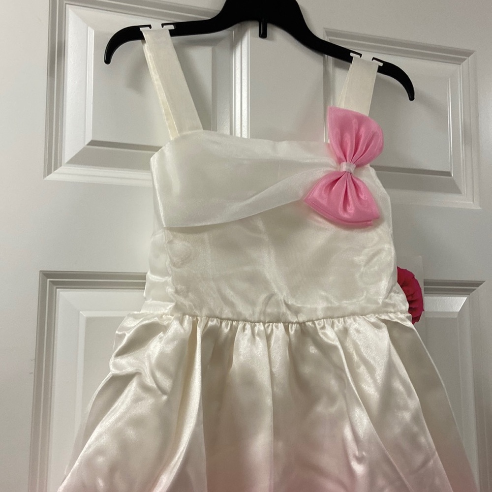Rosenau Pink & Ivory Ombré Bubble Dress